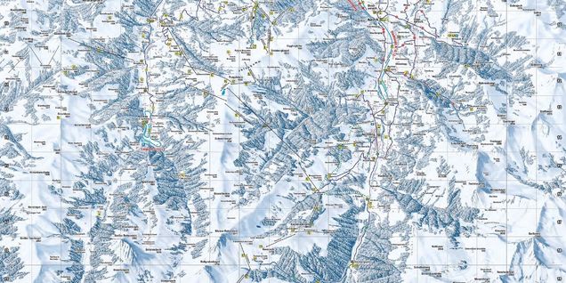 Plano pistas de esquí de fondo Jochberg en Tirol