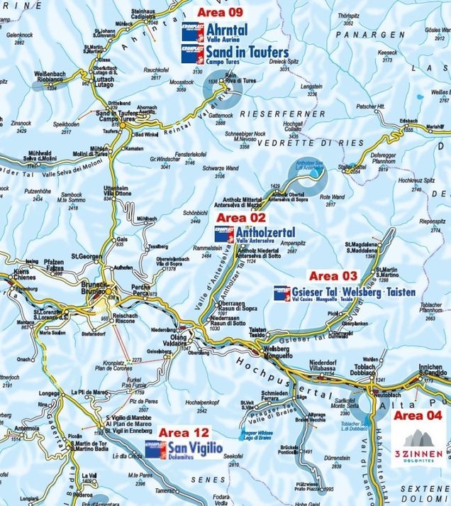 Plan des pistes de ski de fond Gais-Uttenheim