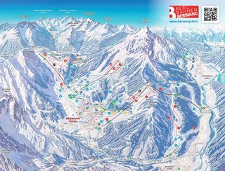 Plan des pistes Skischaukel Berwangertal