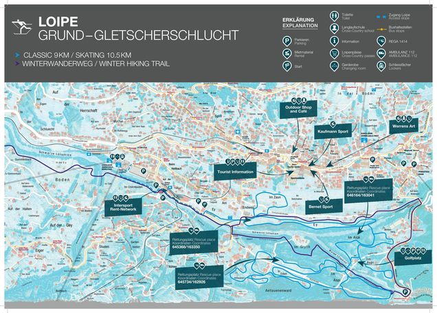 Plan tras biegowych Grindelwald