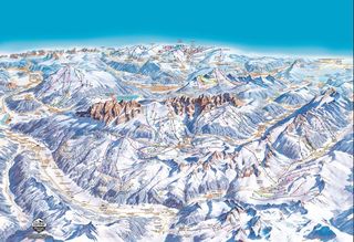 Plano de pistas Skirama Dolomiti Adamello-Brenta