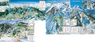 Mapa sjezdovek Aspen Snowmass