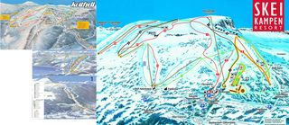 Plan des pistes Lillehammer