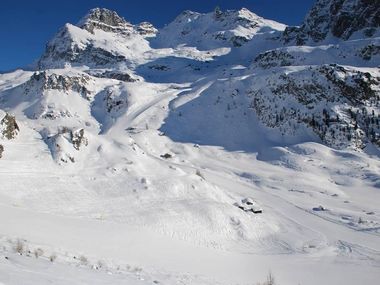 Skigebiet Alagna Valsesia, Italien