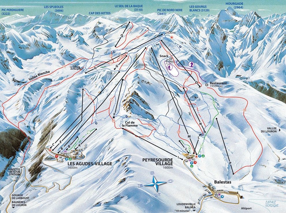 location Raquettes à Peyragudes -40%