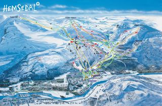 Plan des pistes Hemsedal