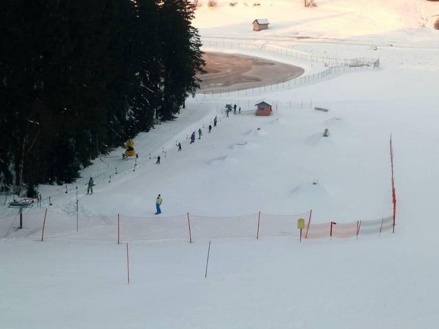 Snow park map Skiwelt Schöneck