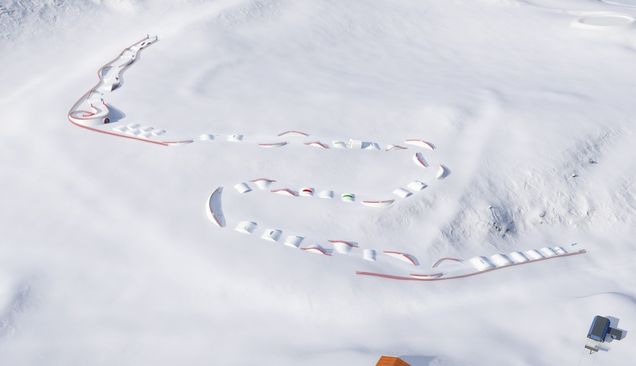 Hartă Snowpark Val Thorens-Orelle