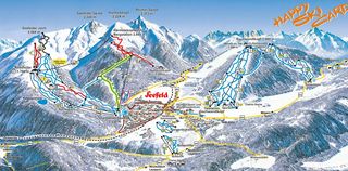 Plan des pistes Olympiaregion Seefeld