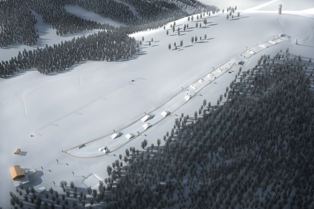 Plan snowparku Liftverbund Feldberg