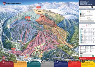 Piste Map Winter Park