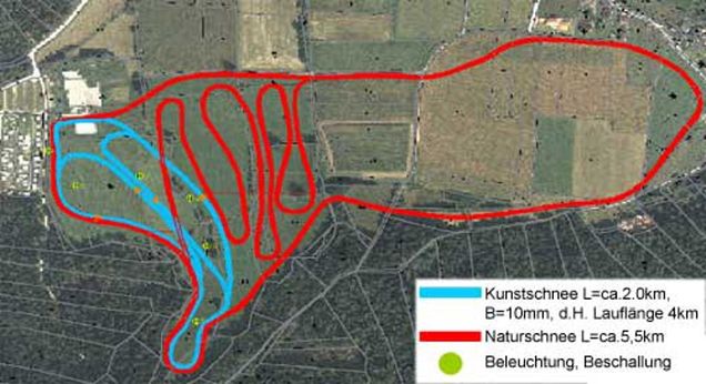 Cross-country map Bleiburg