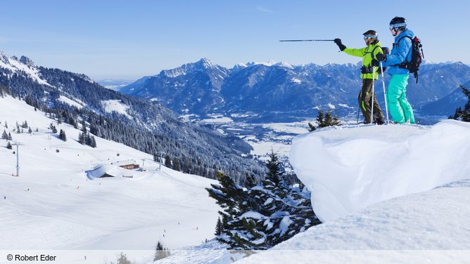 Skigebiet Reutte - Pistenplan Allgäu/Tirol Vitales Land