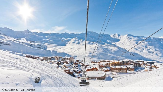 enneigement val thorens meteo webcam pistes de ski remontee mecanique