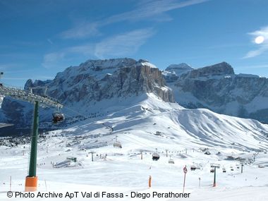 Skigebiet Campitello, Italien