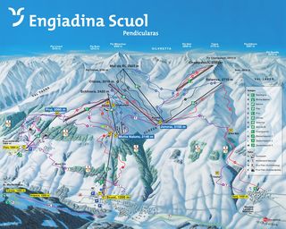 Plan des pistes Motta Naluns