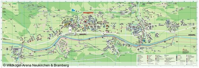 Längdspårkarta Mühlbach im Pinzgau