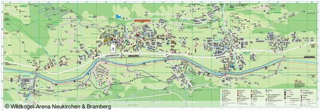 Plan tras biegowych Mühlbach w Pinzgau