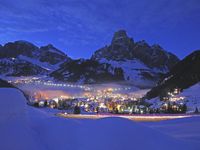 Skigebiet Corvara (Alta Badia), Italien