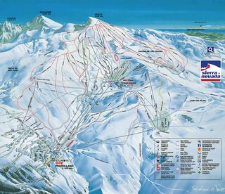 Piste Map Sierra Nevada