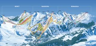 Plano de pistas Baqueira-Beret