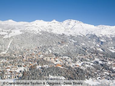 Skigebiet Crans Montana, Schweiz