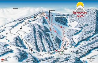 Pistenplan Lammeralm