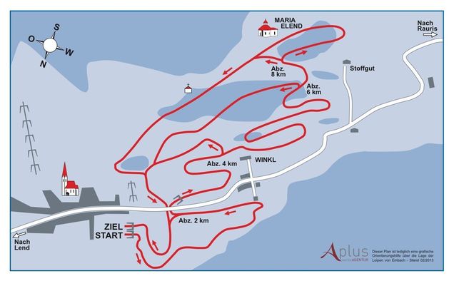 Cross-country map Embach