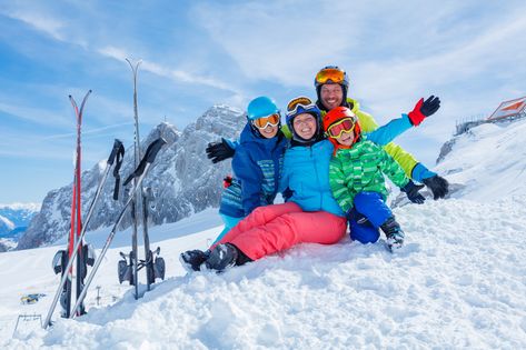 Ski holiday with high children's discounts