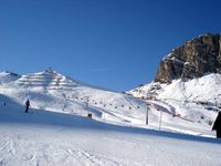 Skigebiet Malga Ciapela, Italien