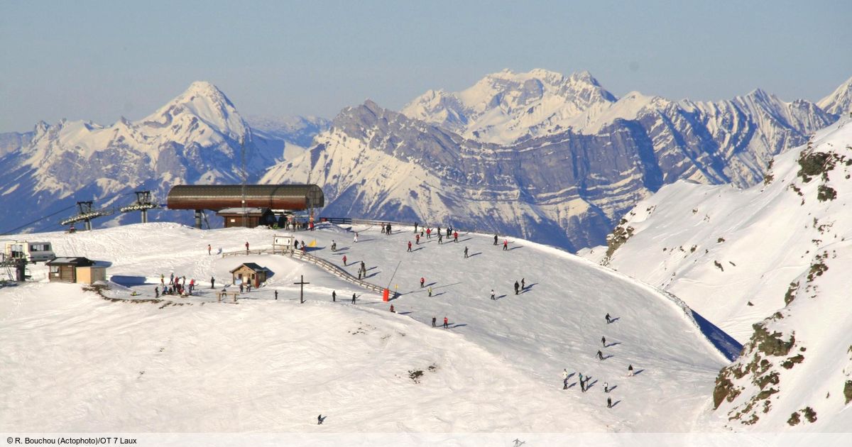 Les 7 Laux (Prapoutel) Skigebied Pistekaart Les 7 Laux