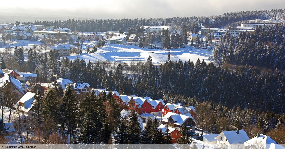 Oberhof Station de ski - Plan des pistes Oberhof