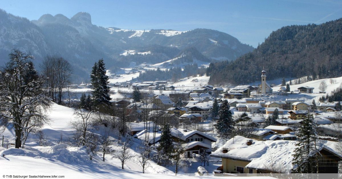 Unken Skigebiet Pistenplan Almenwelt Lofer