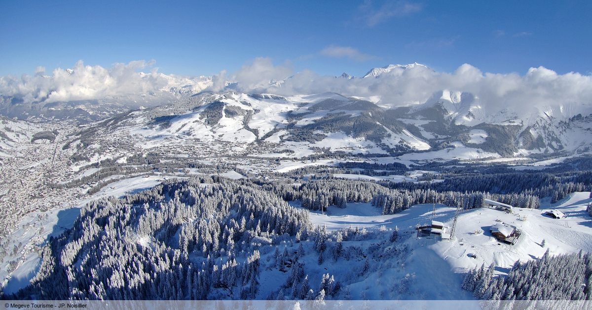 Megève Station de ski - Plan des pistes Megève/Saint-Gervais