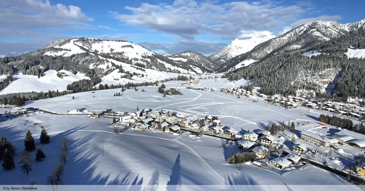 Hochfilzen Skigebiet Pistenplan 3 Länder FreizeitArena