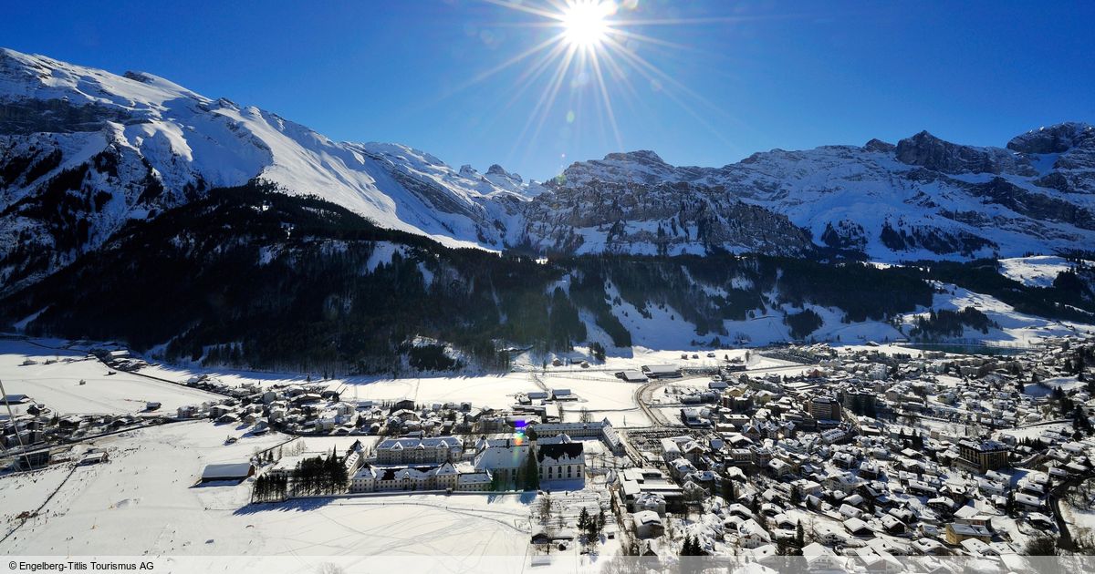 Engelberg Ski resort Piste map EngelbergTitlis