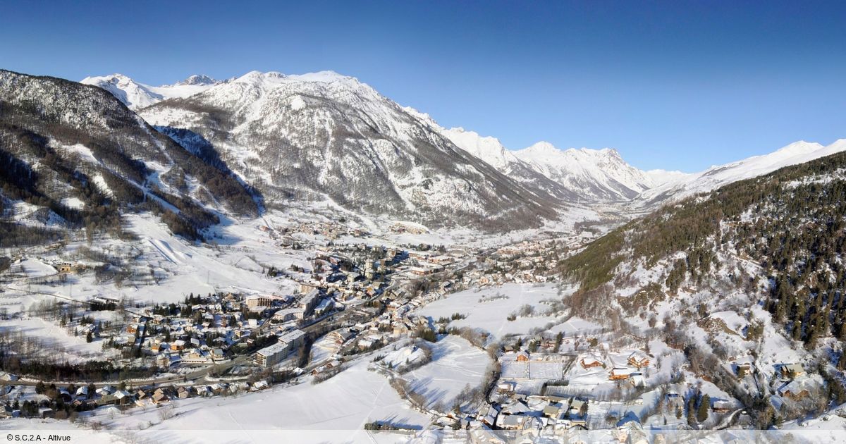 Serre Chevalier Schigebiet Pistenplan Serre Chevalier