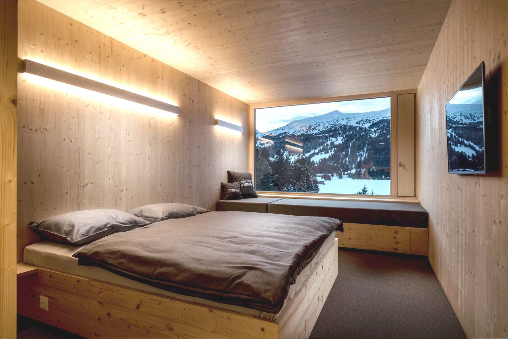 Goedkoop op wintersport Schanfigger Tal ❄ Revier Mountain Lodge Lenzerheide