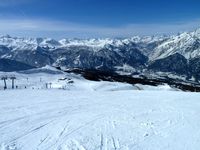 Skigebiet Cesana Torinese, Italien