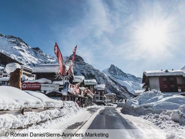 Skigebiet Zinal, Schweiz