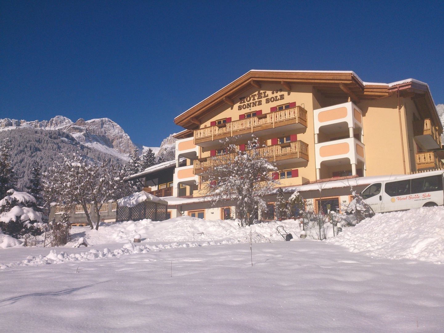TIP skivakantie Val di Fassa ❄ Hotel Sonne-Sole
