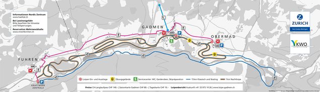 Cross-country map Brienz