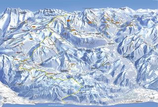 Plano de pistas Les Portes du Soleil