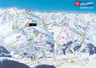 Plan des pistes Sölden