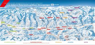 Plano de pistas Ski amadé