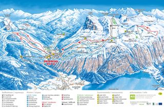 Piste Map Schneebären Card