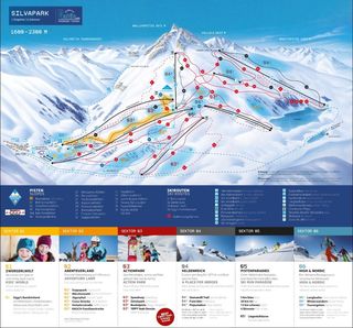 Plan des pistes Silvapark