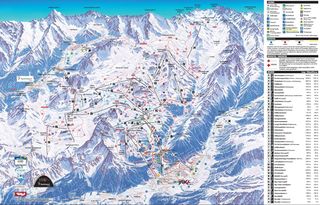 Mappa delle piste Silvretta Arena