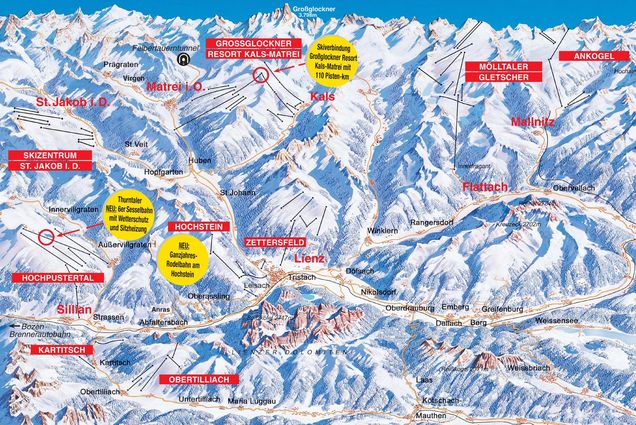 Piste map SkiHit