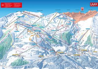 Plan des pistes Flims-Laax-Falera